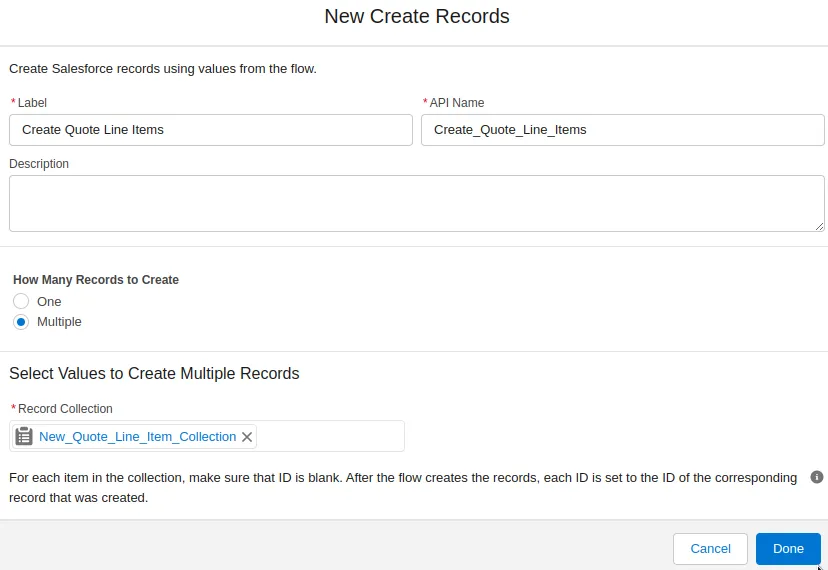 Create Records